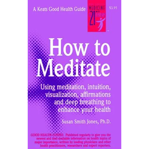 How to Meditate - Paperback