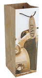 Dad Classic Car Bottle Gift Bag - Beige