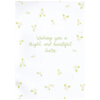 Gold Script Happy Easter Card