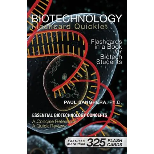 Biotechnology Flashcard Quicklet: Flashcards in a Book for Biotechnology Students - Paperback