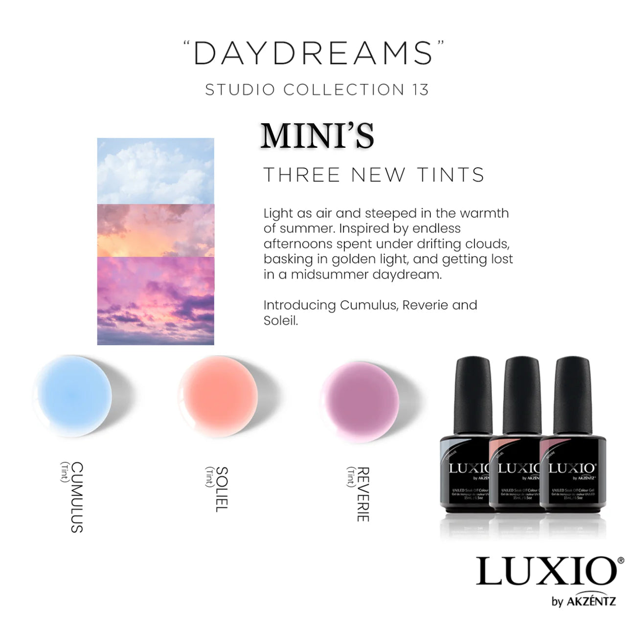 Luxio - Daydreams Studio #13 Mini Set, 3x5ml