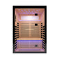 Thermora Flux Luxury 2-Person Canadian Hemlock Wood Far Infrared Home Sauna (SAK02184)