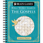 Brain Games - Bible Word Search: The Gospels - Large Print - Spiral