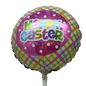Easter Pre-Inflated - Happy Easter Plaid Balloon