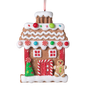 Clay Dough Gingerbread House Ornament - 5 Inch -