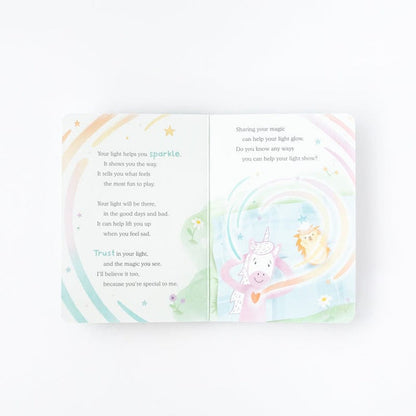 Unicorn Let Your Light Shine  Board Book