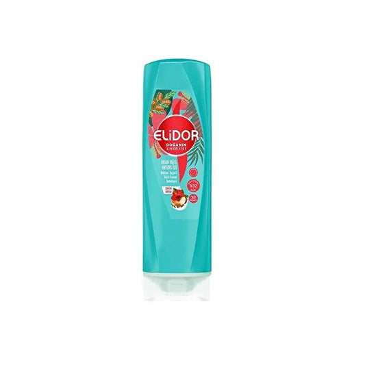 Elidor Argan Oil & Hibiscus Hair Conditioner for Dry or Damaged Hair - Natural, Paraben-Free, Nourishing, and Moisturizing