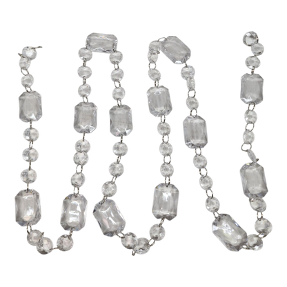 Clear Acrylic Bead Garland - 72"