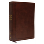 NKJV Study Bible, Imitation Leather, Brown, Red Letter Edition, Comfort Print: The Complete Resource for Studying God's Word - Imitation Leather