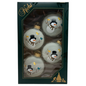 Krebs Value Glass Ball 4 pack - Snowman and Bluebird