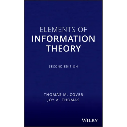 Elements of Information Theory - Hardcover