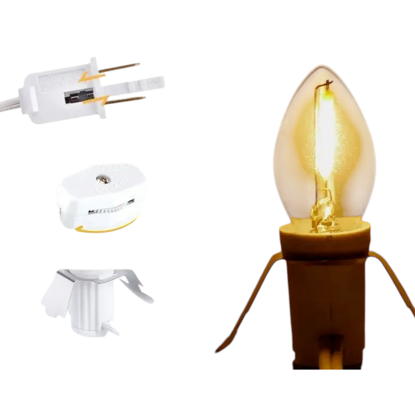 Village Clip in Light Cord - 5 Head