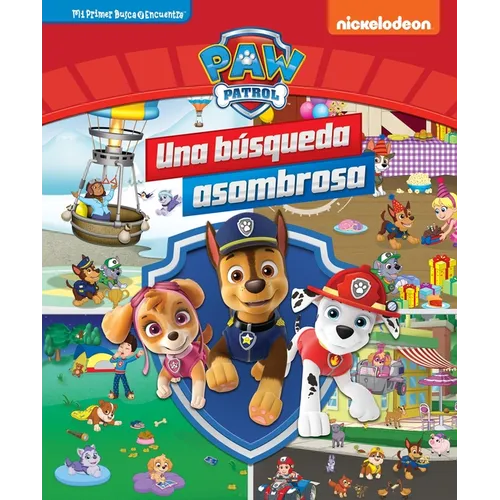 Paw Patrol Una Búsqueda Asombrosa (Paw Patrol Pawsome Search): Mi Primer Busca Y Encuentra (First Look and Find) - Library Binding