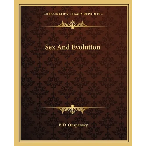 Sex and Evolution - Paperback