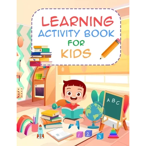 Learning Activity Books For Kids - Paperback