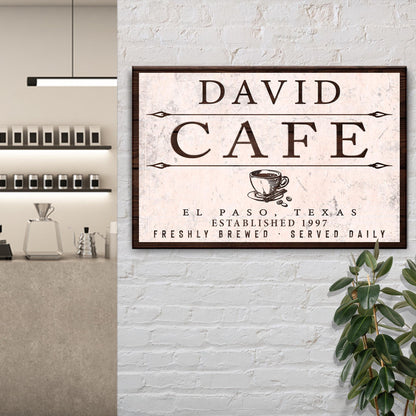 Cafe Sign II