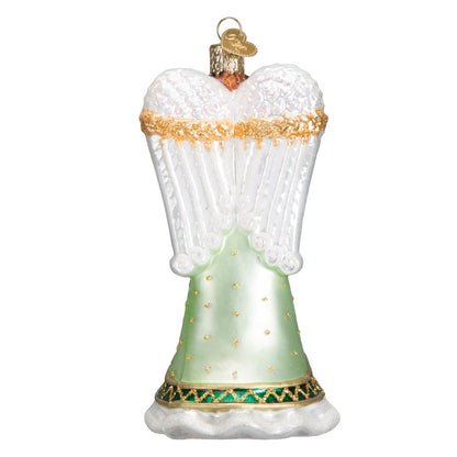 Irish Angel Glass Blown Ornament
