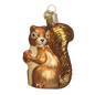 Squirrel Glass Ornaent