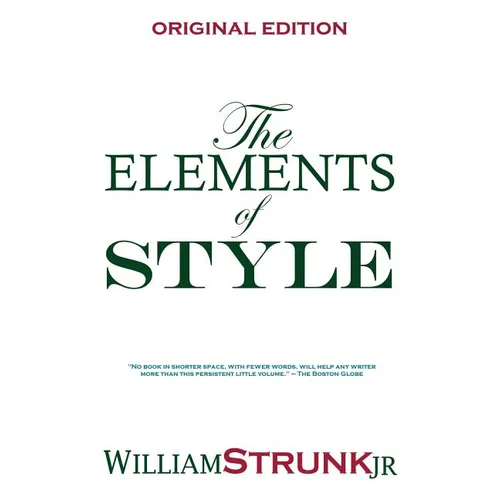 The Elements of Style - Hardcover