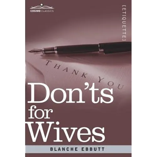 Don'ts for Wives - Hardcover