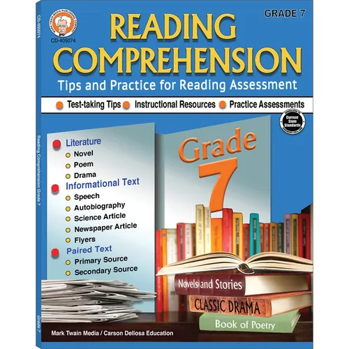 Reading Comprehension, Grade 7 - Paperback