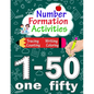 Number Formation Activities: Number Tracing Book 1-50, Number Formation Practice, Trace Numbers Handwriting Practice Workbook For Kids - Paperback