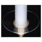 Single Glass Bobeche - Clear Plain