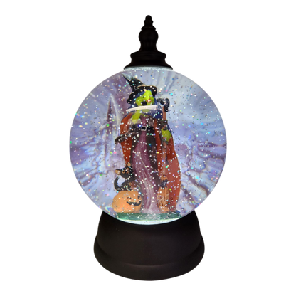 Bewitching Witch Lighted Snow Globe