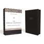 Biblia Católica, Tamaño Personal, Leathersoft, Negra, Con Cierre, Comfort Print - Leather