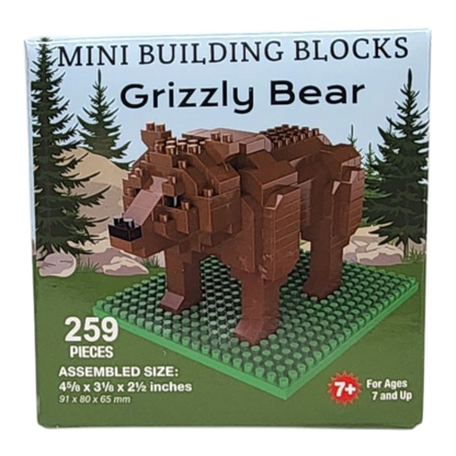 Mini Building Blocks - Grizzly Bear