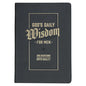 God's Daily Wisdom for Men 365 Devotions Faux Leather - Leather