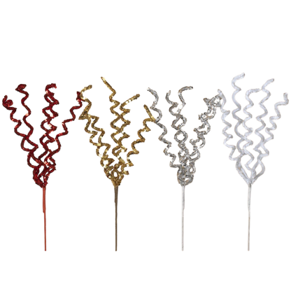 Holiday Swirl Twig 22" Pick -