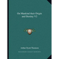 On Mankind Their Origin and Destiny V2 - Paperback