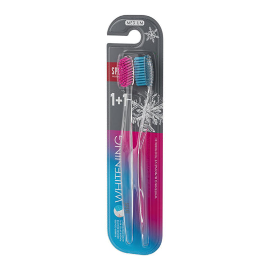 Splat Professional Whitening Toothbrush 1+1 - Effective Plaque Removal & Whitening