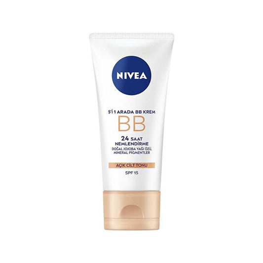 Nivea Essentials BB Cream - 5-in-1 Daytime Facial Care for Even Skin Tone & Imperfection Concealment