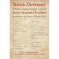 Natick Dictionary: A New England Indian Lexicon - Paperback
