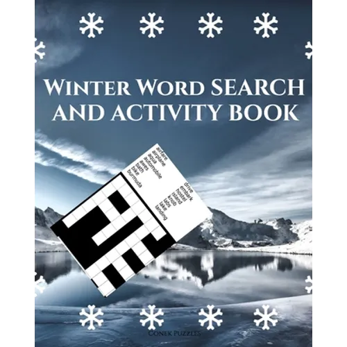 Winter Word Search And Activity Book: Word Search Puzzles For Adults & Teens - With Word Scrambles, Fill In Puzzles And Cryptograms - Paperback