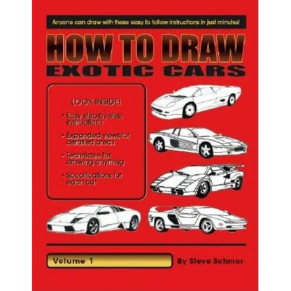 How to Draw Exotic Cars: Volume 1 - Paperback