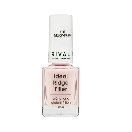Rival de Loop Nail Care Ridge Filler - Rose Oil & Zinc Enriched, Strengthens & Smooths Nails, 0.37 fl oz