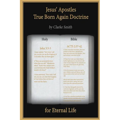 Jesus' Apostles - True Born Again Doctrine - Paperback