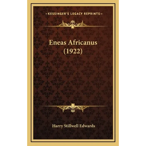 Eneas Africanus (1922) - Hardcover