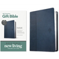 Premium Gift Bible Nlt, Filament Enabled (Leatherlike, Blue Cross, Red Letter) - Imitation Leather