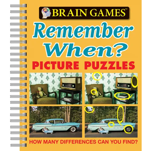 Brain Games - Picture Puzzles: Remember When? - How Many Differences Can You Find? - Spiral