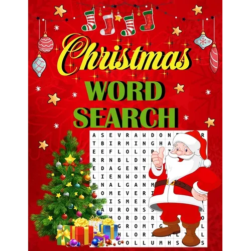 Christmas word search.: Easy Large Print Puzzle Book for Adults, Kids & Everyone for the 25 Days of Christmas. - Paperback