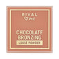 Rival Loves Me Chocolate Bronzer: Vegan Loose Bronzing Powder for Natural Face & DŽcolletŽ Bronze - Delicious Scented Makeup