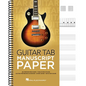 Guitar Tab Manuscript Paper - Spiral