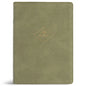 CSB Women's Study Bible, Sage Suedesoft Leathertouch, Indexed - Imitation Leather