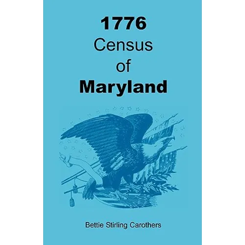 1776 Census of Maryland - Paperback