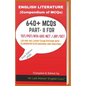 English Literature: (COMPENDIUM OF MCQs PART- II) - Paperback