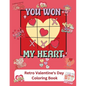 Retro Valentine's Day Coloring Book - Paperback